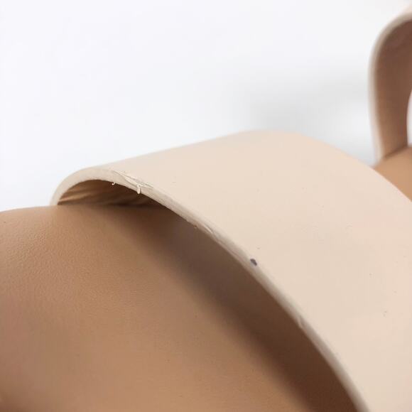 NEW OpBx Nisolo Open Toe Clogs Wooden Heel Sandals Shoes Platform Size 6.5 Bone - Picture 13 of 16